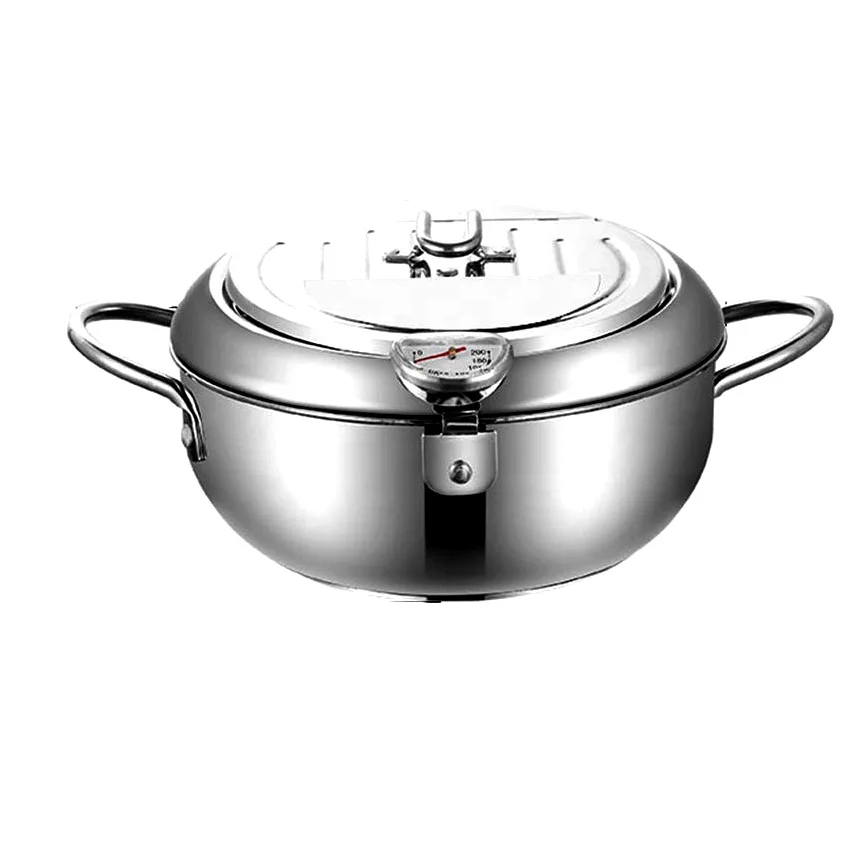 Table top  double side deep fryer pot electric soup pot stainless steel