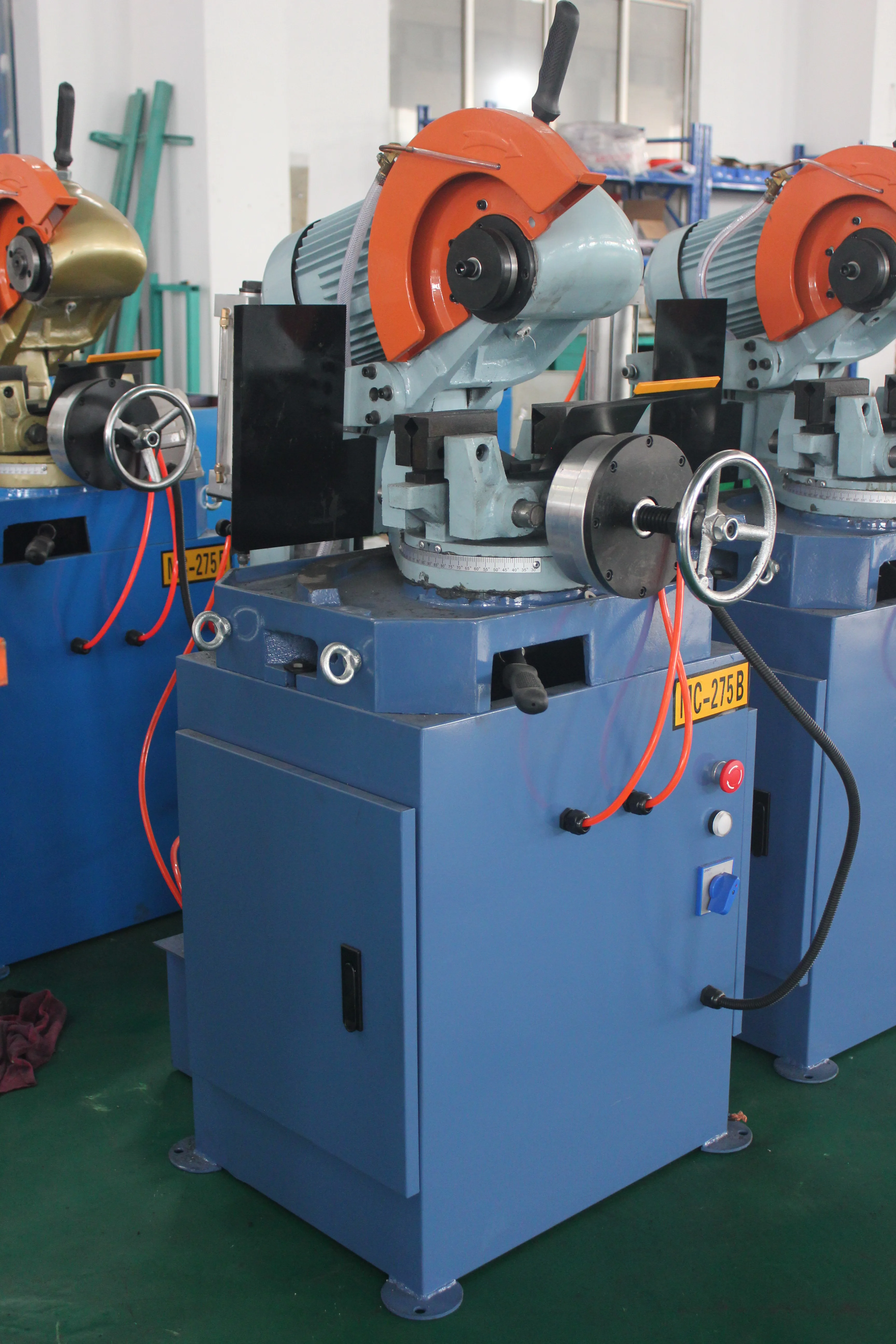 MC-275B pipe cutting machine Pneumatic pipe cutting machine semi automatic