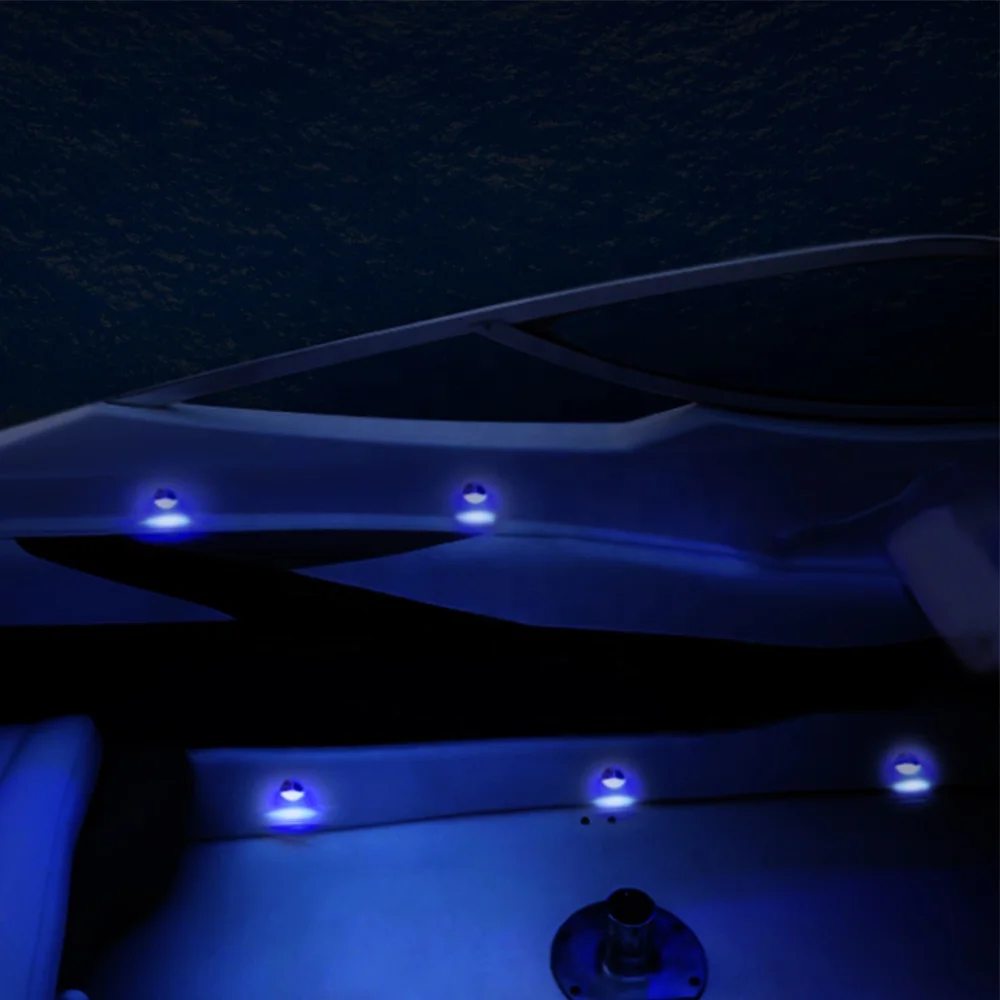 Yacht Boat RV Trailer 12V LED Deck Courtesy Step Lights