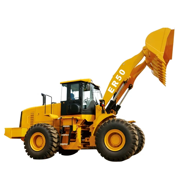 Everun CE/EPA ER60 6t compact bucket diesel small articulated cheap multifunction mini wheel loader manufacturer from china