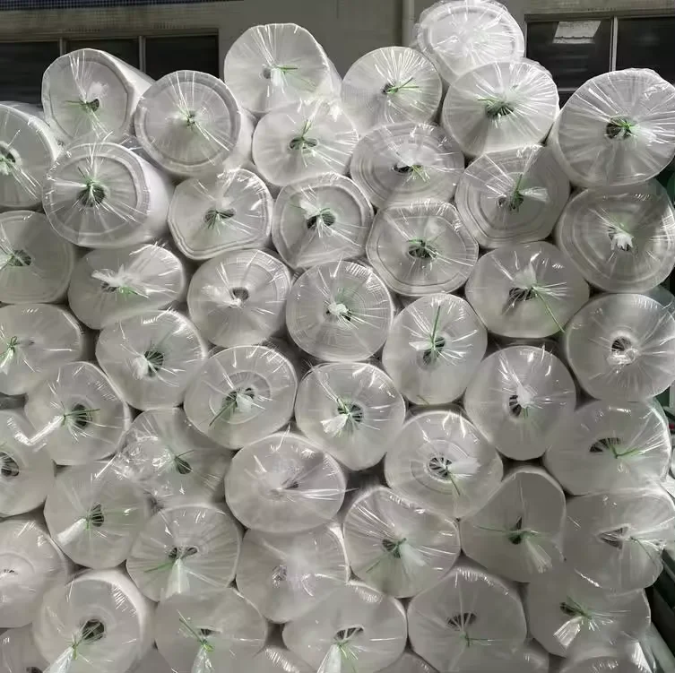 160gram 180gram 200gram white painter felt with PE film rolls in 1m width  for sales