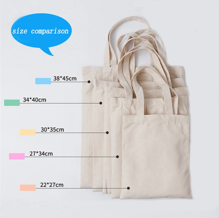 
Wholesale LOW MOQ Personalised Design Shopping Bag Cheap Organic Cotton Canvas Tote Bags With Custom Printed Logo 