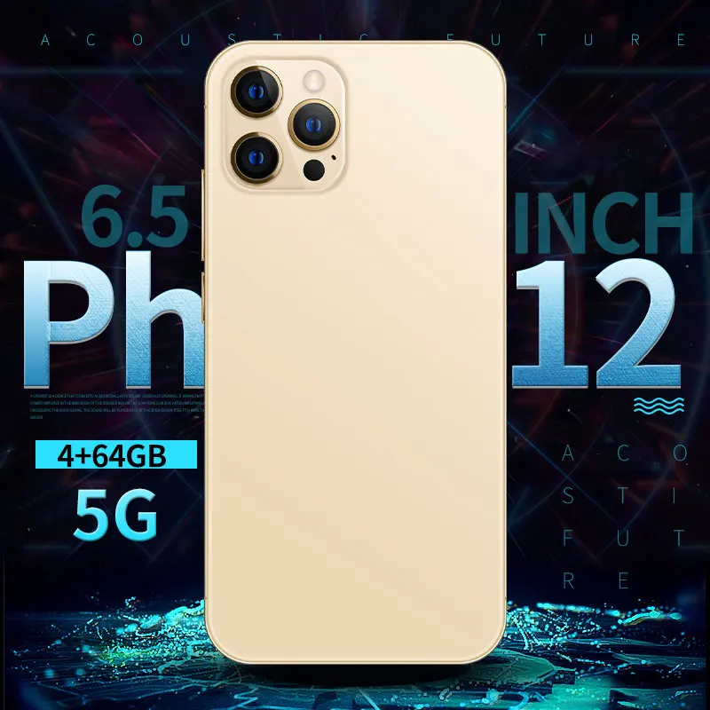 2021 оригинальный телефон i12 Pro MAX 6 7 дюймов Android смартфоны 12 Гб + 512 10-ядерный 5G LET мобильных телефонов 4 камеры