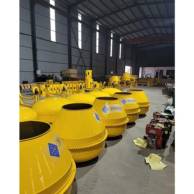 Hot Selling Small Concrete Mixers Mini High Efficiency Mini Drum Cement Mixer Road Construction Price 500L Diesel Concrete Mixer