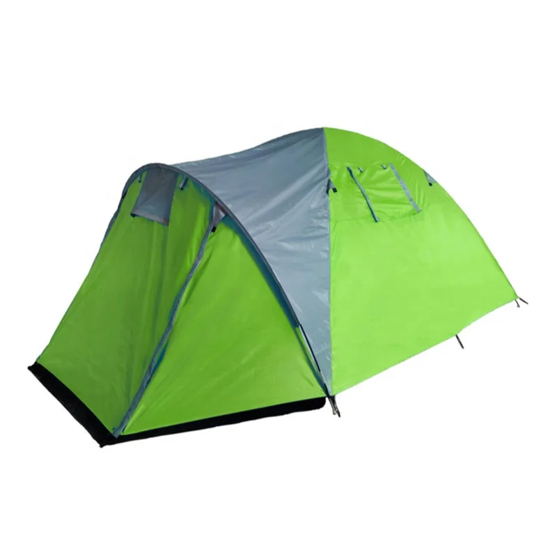 OEM supplies factory price custom double layer wind resistance luxury family outdoor camping tent