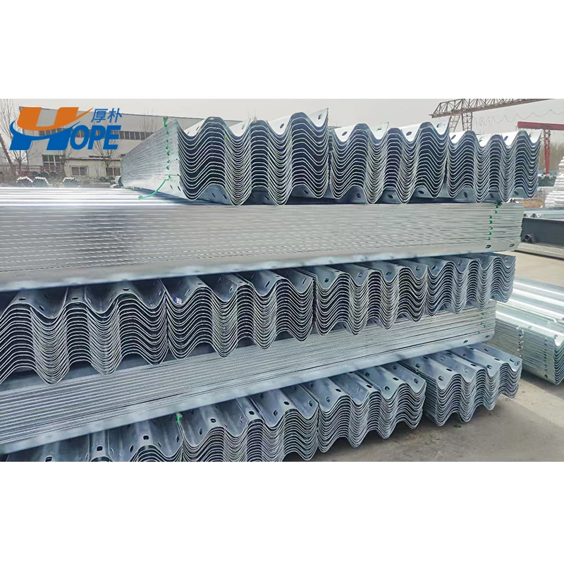 Hot Dipped Galvanized Road Safety W Beam Highway Curved Guardrail Steel Barrier for Sale