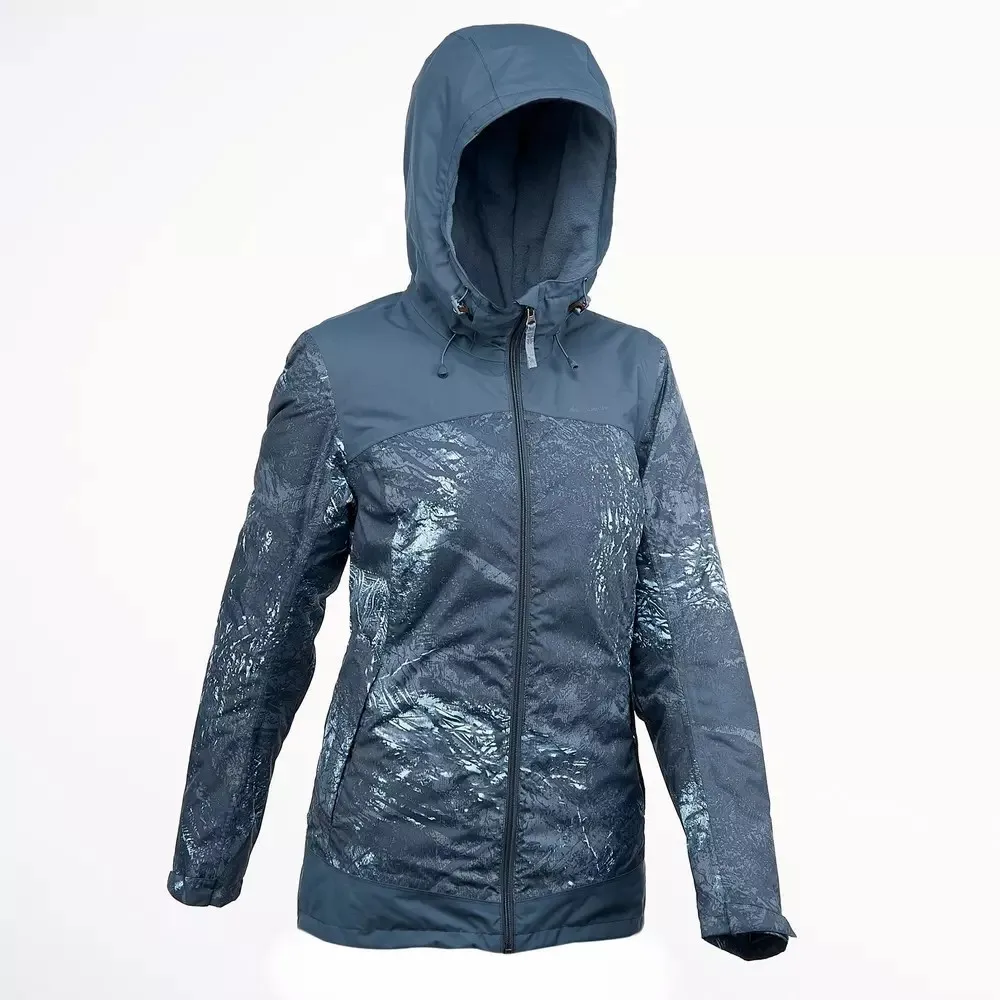 Cold Proof windproof outdoor hooded clear rain breaker ladies fall jacket