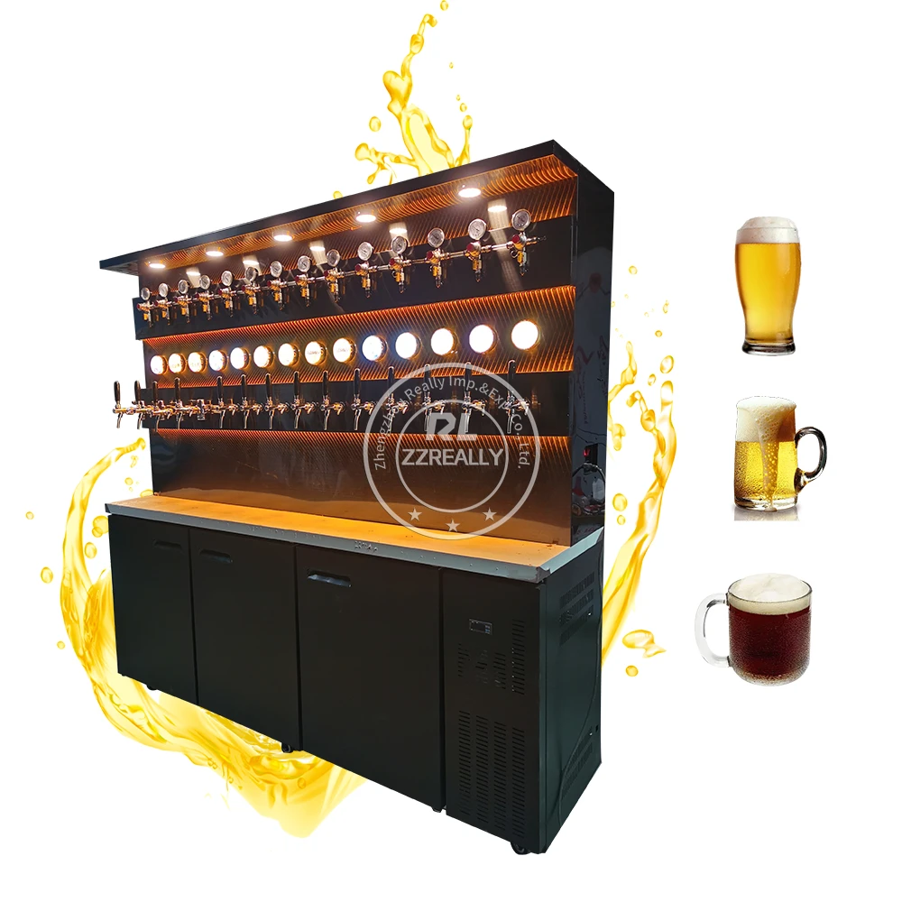 2025 Most Popular Draft Beer Tower beer Dispenser Machine With Ice Bank Cooling For Bar Part