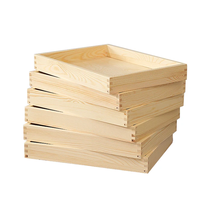 Restaurant Breakfast Dinner Food Fruit Bamboo Serving Tray Costom Logo Hotel Bamboo And Wooden Food Serving Tray