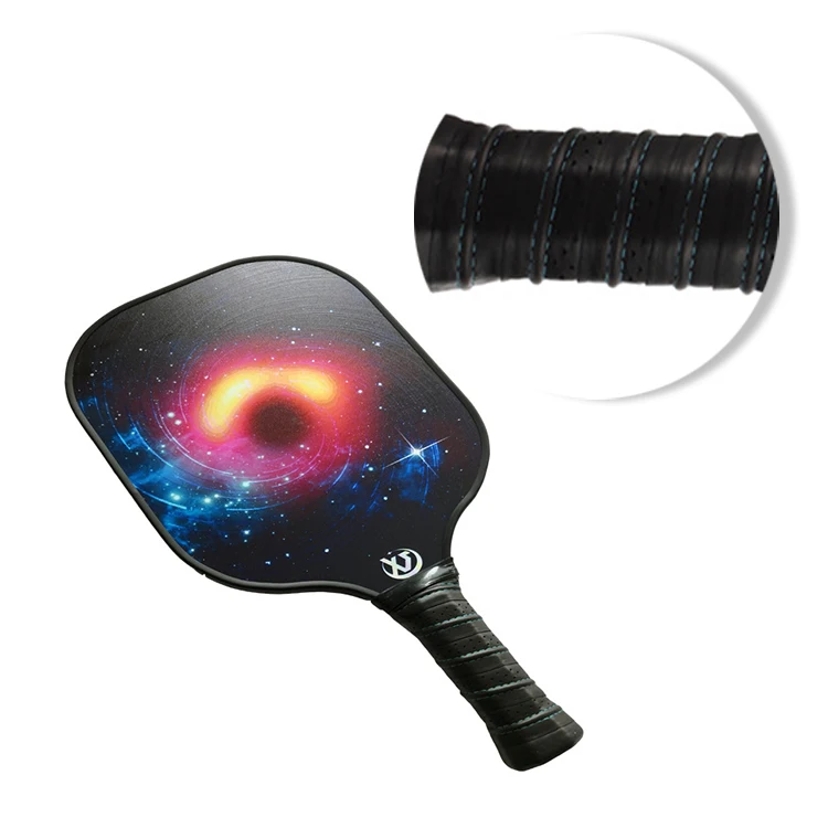 Pickleball Paddle USAPA Approved 2 Premium Graphite Core 4 Balls Ultra Cushion Grip Portable