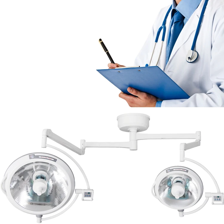 Two Arms Cold Light Shadowless surgical lamp  YCZF500/500  Overall reflection operation operating lamp