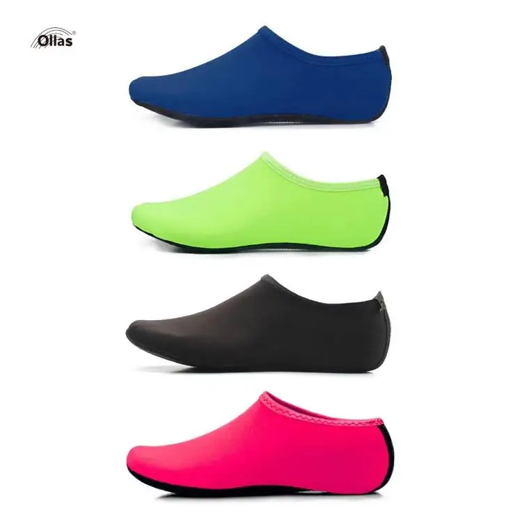 New Products Oem Beach Shoes Trade Water Skin Shoes Aqua Socks For Beach Swim Pool, Fashionable Neoprene Beach Shoes