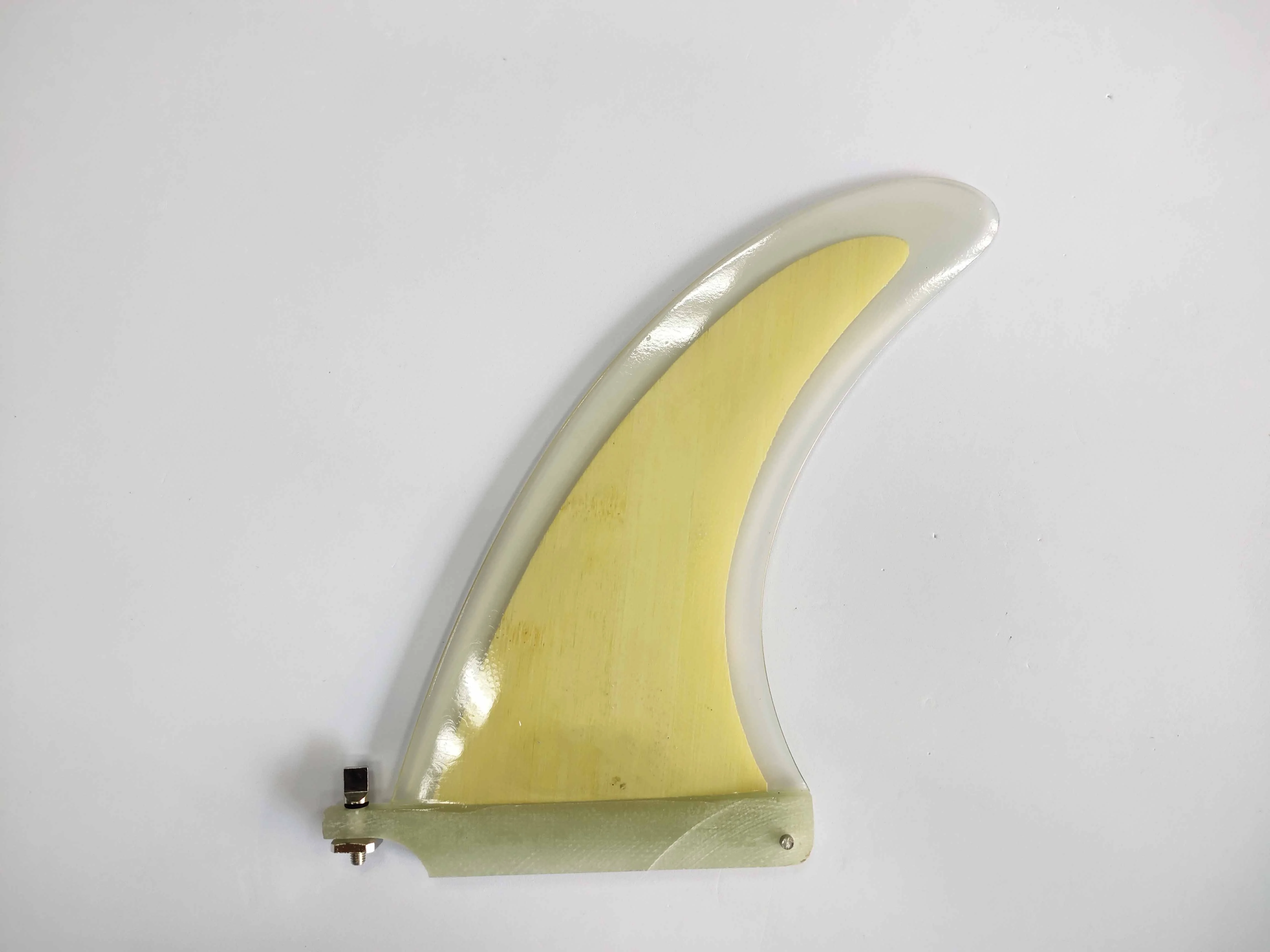 Surfing Accessories New Design center fin Transparent SUP Fiberglass Surfboard single fins