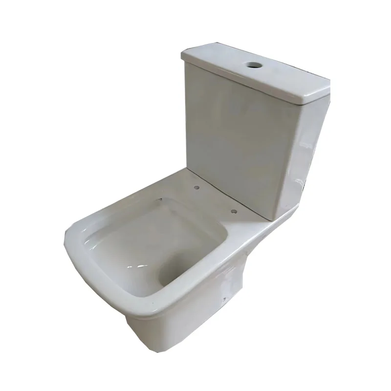 Ceramic White  Modern Two Piece Toilet Bathroom WC Toilet For Hotel
