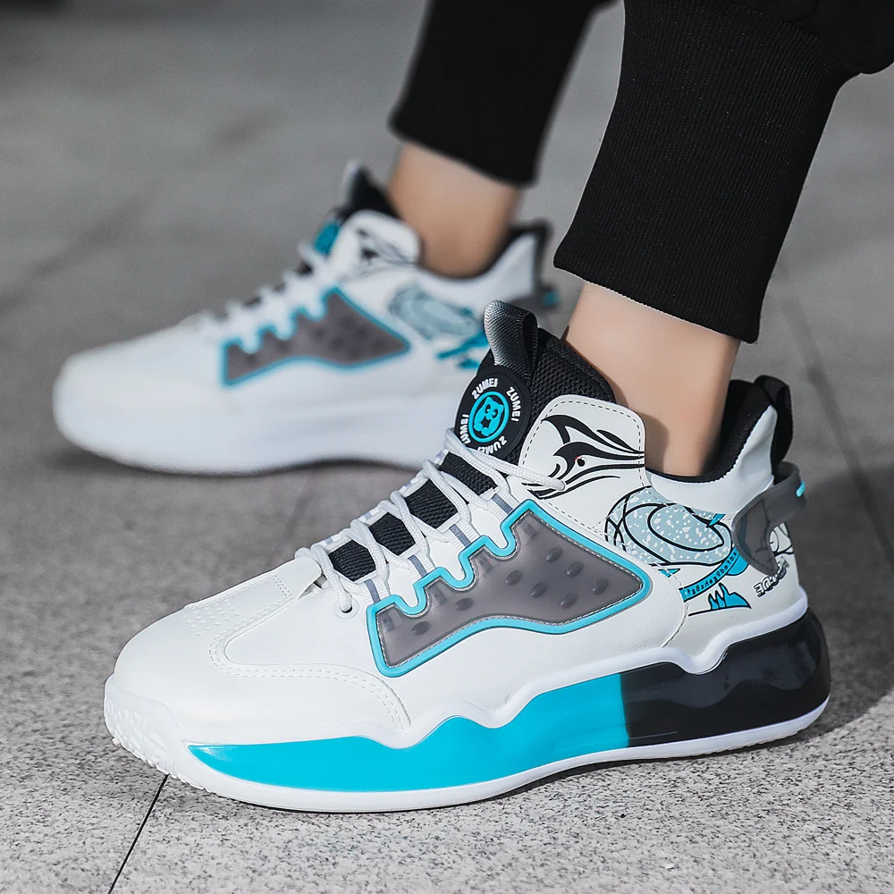 new design durable basketball men casual shoes for outdoor