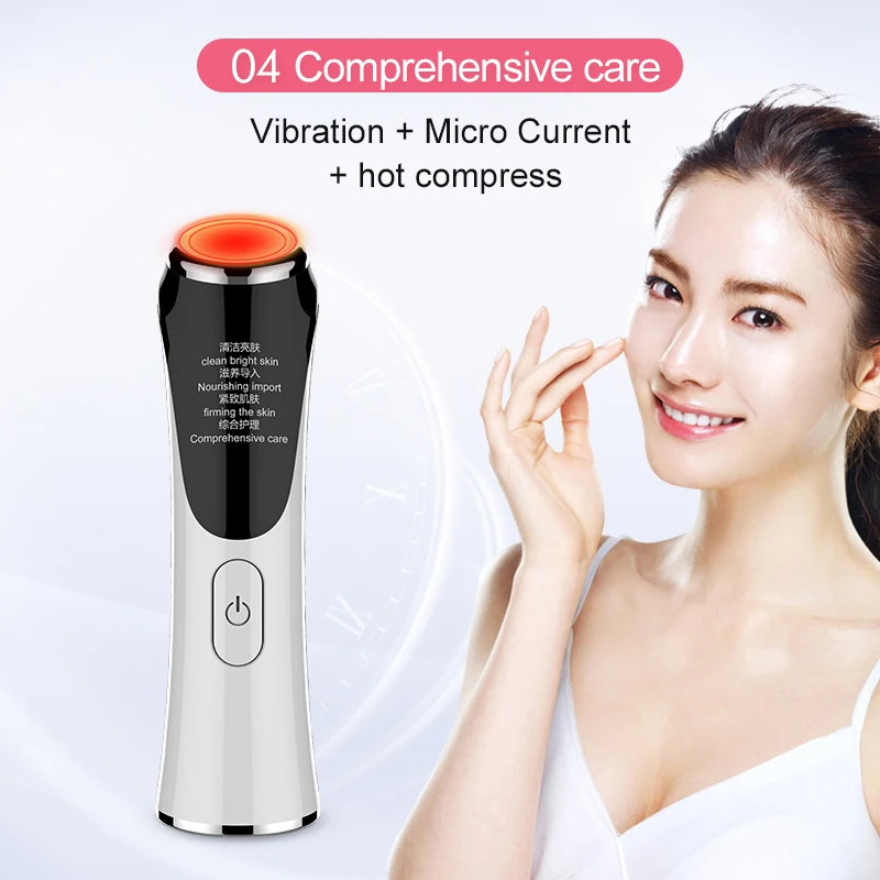 Hot and Cool Facial Beauty Equipment Skin Tightening Facial  Massager Skin Care Lifting Products