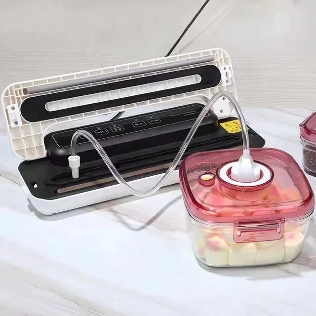 Home Mini Vacuum Sealer Portable Food Storage Fresh Meat Food Plastic Bag Vacuum Sealer Machine