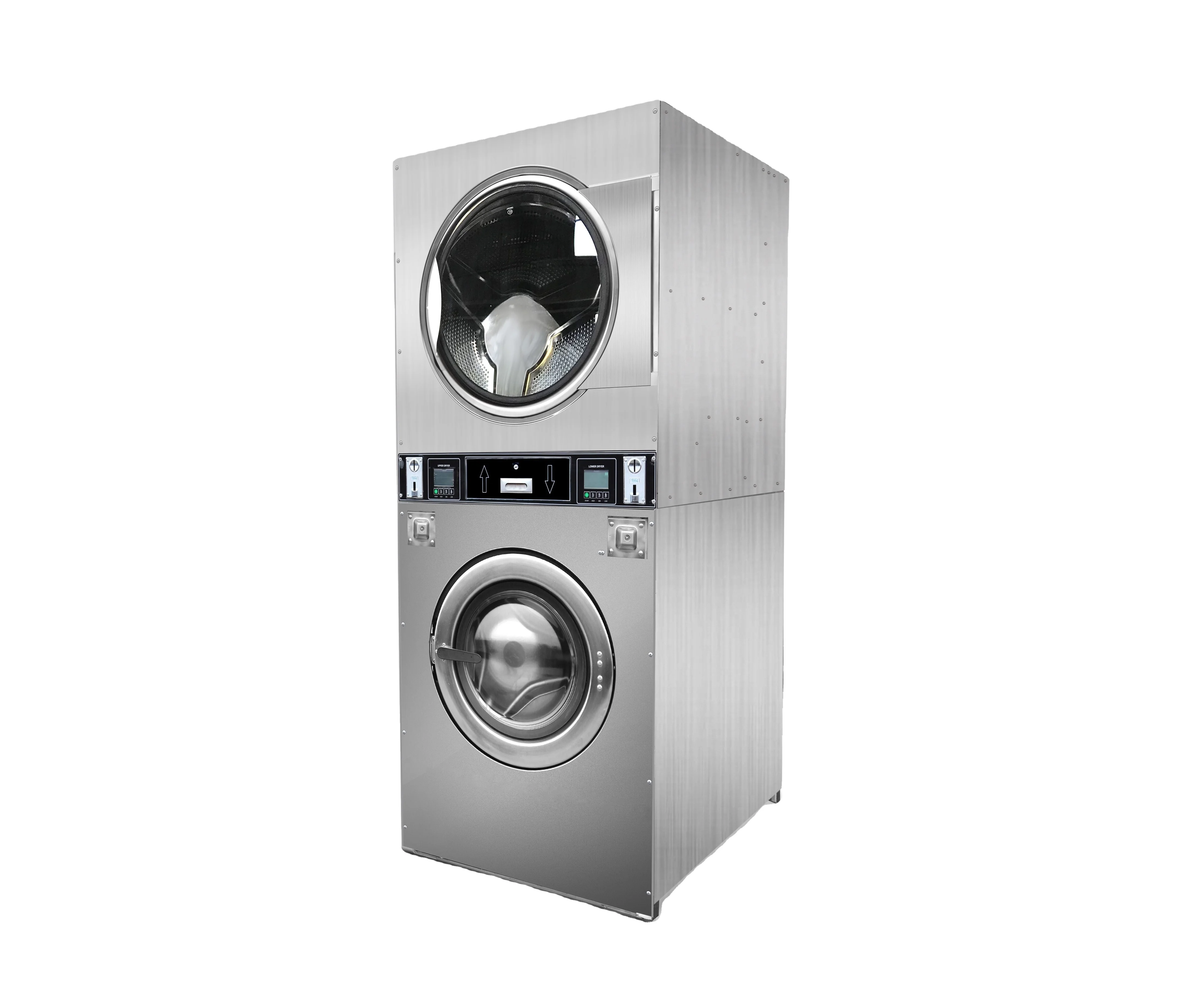 
New Automatic commercial vended coin operated washer dryer laundry machine washing equipment price good lavadoras wholesale 