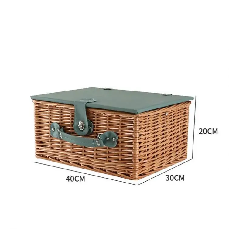 Panier Pique Nique Leger Faible Moq Recuperer Le Grand Pour 6 Personnes 1960 Paniers Dans Les Magasins Marin Fruit De Bleu