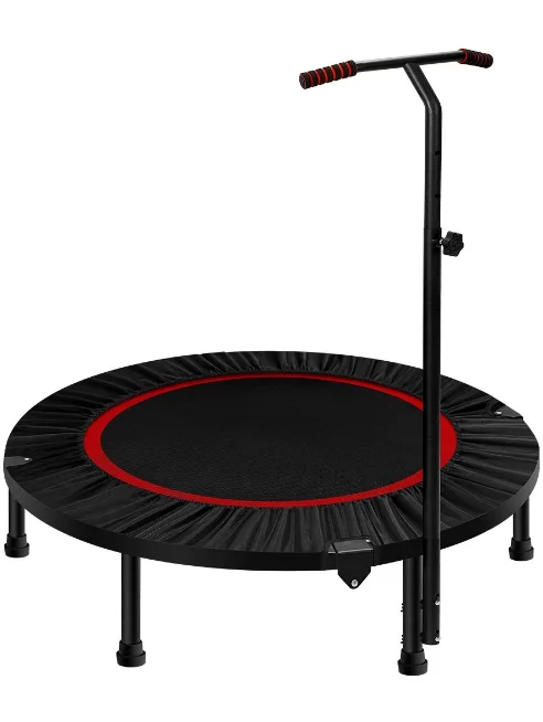 4ft 48inch Folding Trampoline Indoor Small Jumping Bed Home Fitness Trampoline Kids
