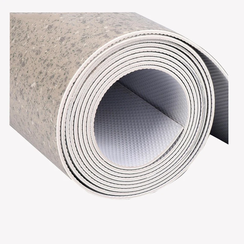 CE Certified Commercial 1.0mm thick Luxury Vinyl Flooring Roll Non-Slip PVC Sheet Floor Vinyl