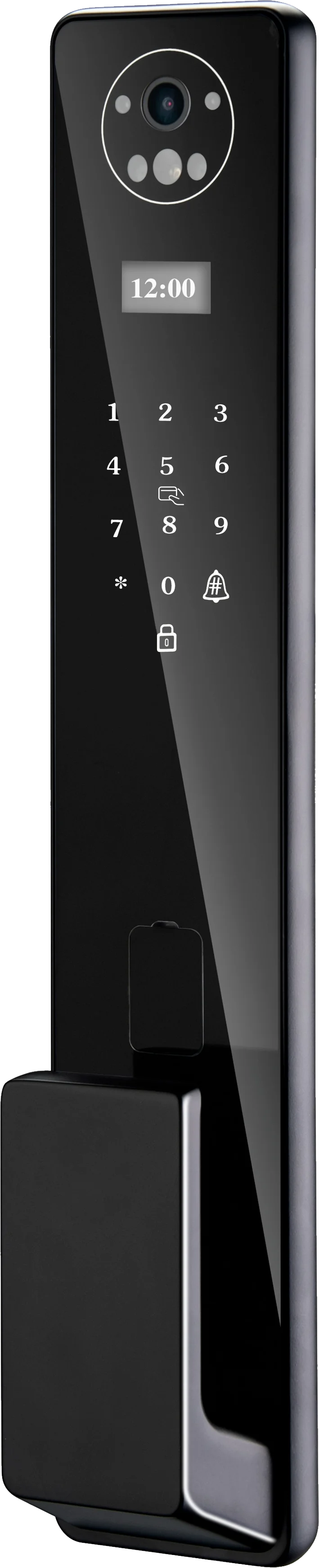 Tuya Intelligent Lock Card Fingerprint Smart Lock FaceID Steel Key Cylinder Stainless Battery Electronic digital door lock