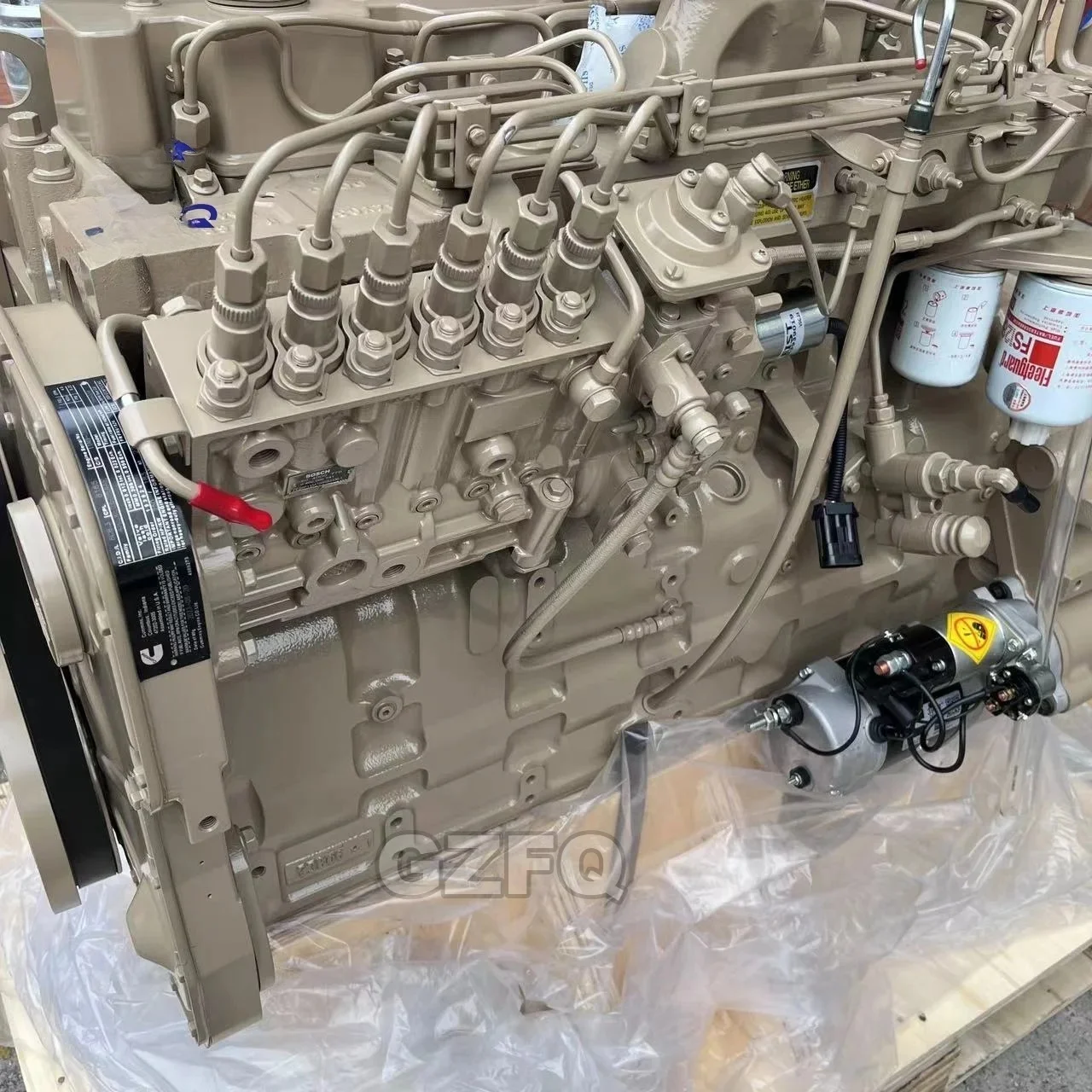 Оригинальный Cummins новый двигатель 6c-8. 3 6c8. для HyundaiI R300LC-9S экскаватор погрузчик бульдозер в сборе