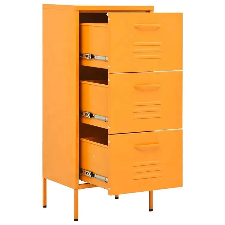 Cheap home furniture living room furniture set modern file storage cupboard metal 3 drawer cabinet storage
