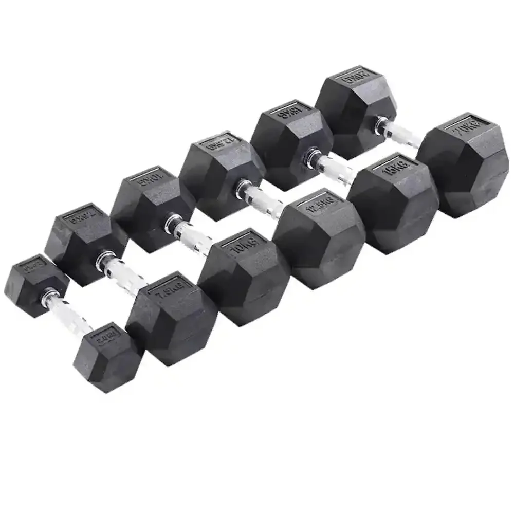 MEET Customized logo from 50pcs Factory Supply Custom Logo Weight Fitness Weightlifting Hex Dumbbells Set Workout Dumbbell