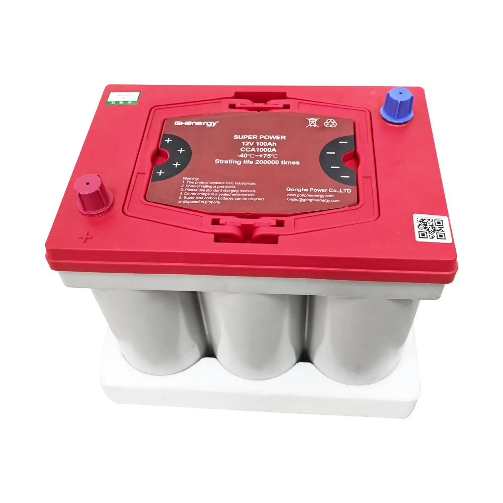 12V 100Ah Engine Starter with 200,000+ Start Durability