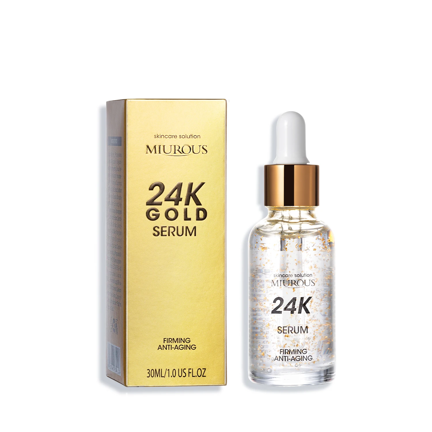 24K Gold Anti Aging Face Serum Moisturizer Enriched with Vitamin C Serum