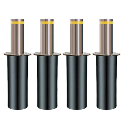 Factory direct sale Fixed Metal bollards Traffic Barrier Automatic LED Retractable Bollards