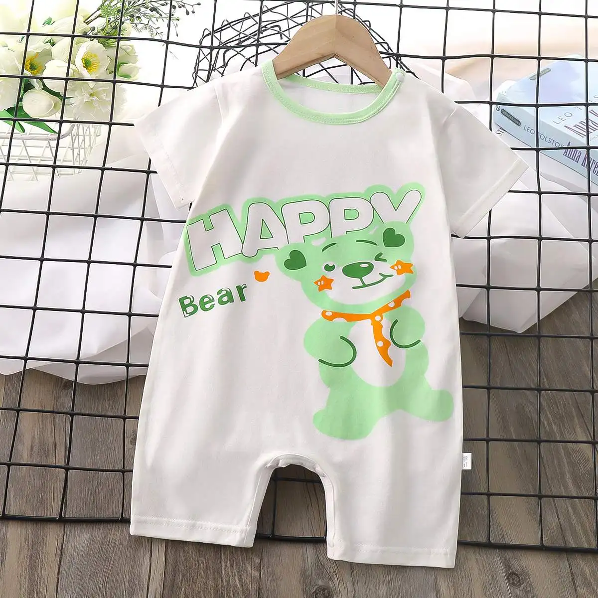 Wholesale Ultimate Baby Flexy Plain Colour Soft And Gentle Short Sleeve Bodysuits