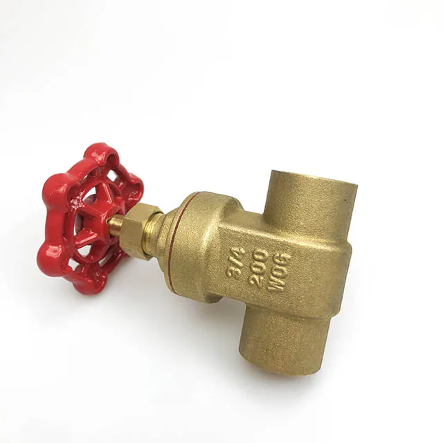 Professional Manufacturer Brass Gate Valve Welded 200 WOG Price with Long Stem