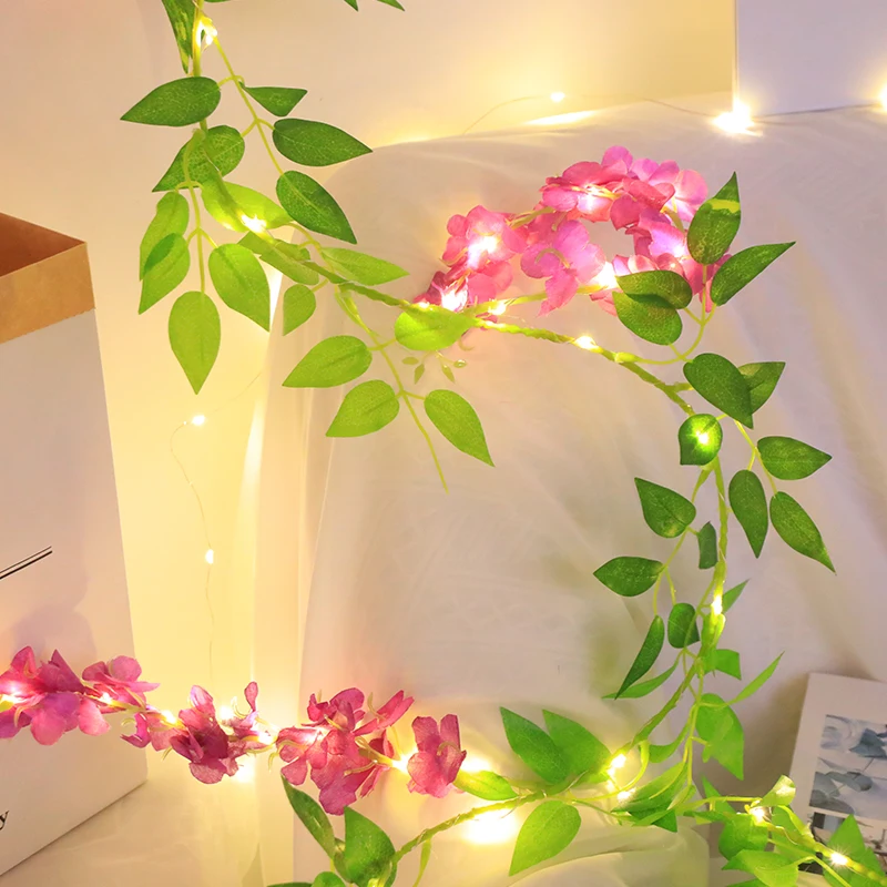 Morden Style Solar Swaying Lights Hanging String Curtain Lights Vines String Lights Party Garden Haunted House Decor