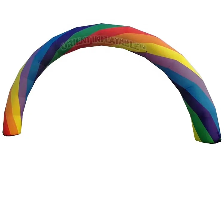 Orient Inflatables custom event Inflatable rainbow arch attraction marketing air rainbow arch for sale