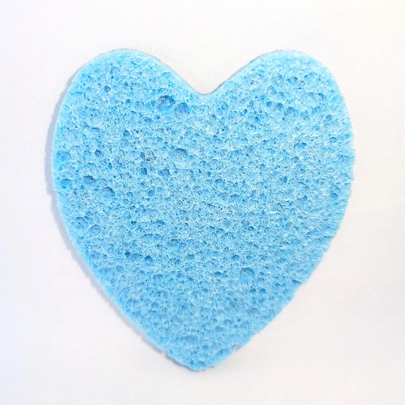 
Pure fiber porous breathable cellulose facial compression cleaning sponge 