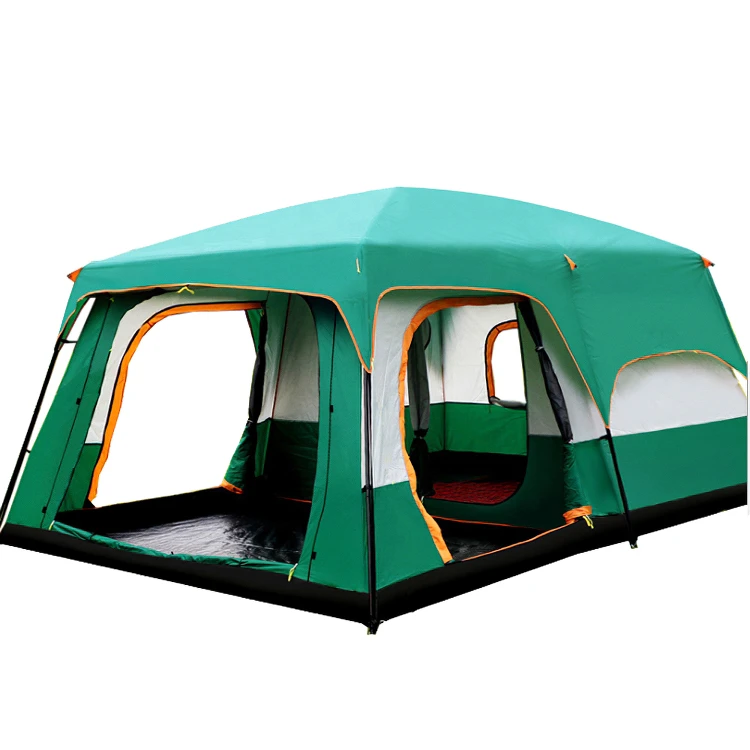 Qibu Outdoor Camping One Bedroom One Living Room Glamping Large Space 4 8 Persons Waterproof Family Picnic Tent