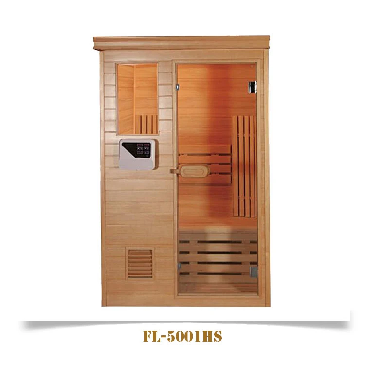 2 Perosn Smart Sauna Traditional Dry Steam Canadian Hemlock Outdoor Traditional Steam Sauna Portable