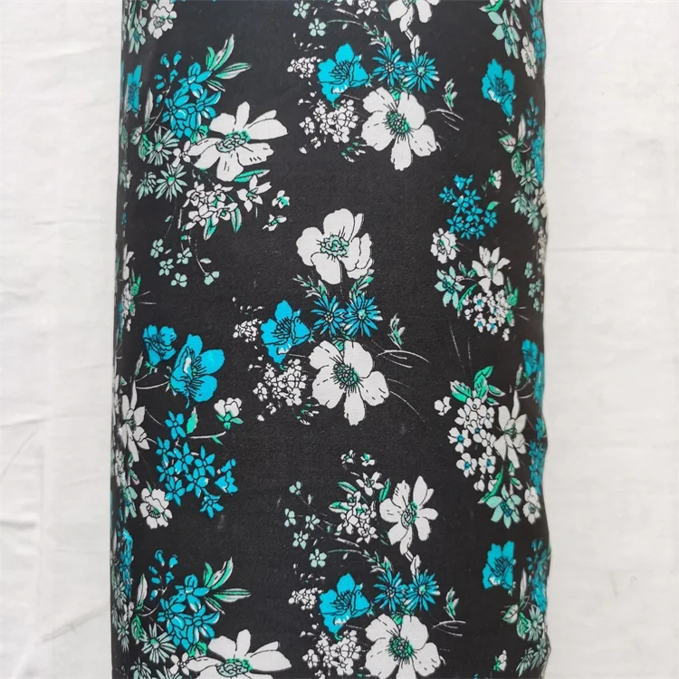 High Quality Floral Viscose Fabric Ready Goods New Styles Rayon Fabric Viscose Material For Women Blouses