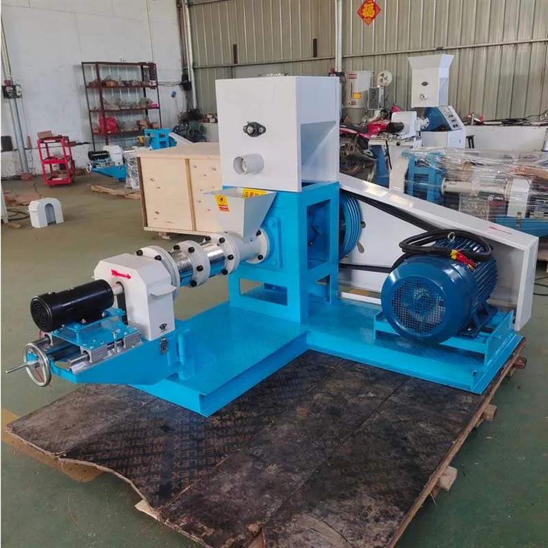 Electric Motor 30-40kg/h fish feed production line fish pellet extruder