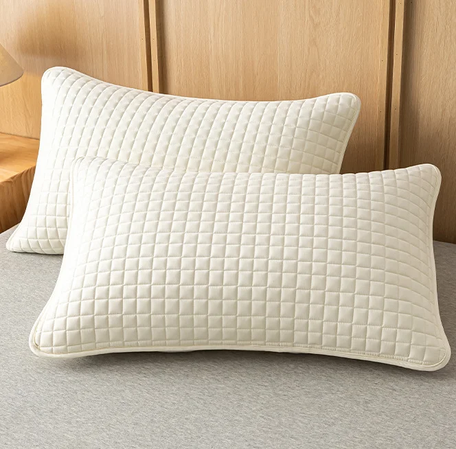 Waterproof - Cotton filling Breathable Pillow Covers Protects Pillows from Dirt Dust and Debris Pillow Protector