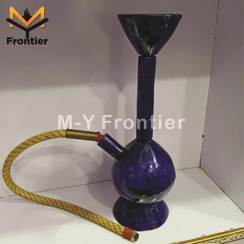 High Quality Natural Lapis Lazuli Handmade Water Pipe Shape Showpiece Polished OEM Gemstone Healing Crystal Craft from Pakistan.