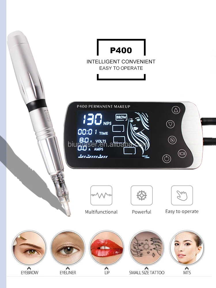 BIOAMSER P400 Permanent Makeup Tattoo Machine South America Hot Sale permanent Dermograph