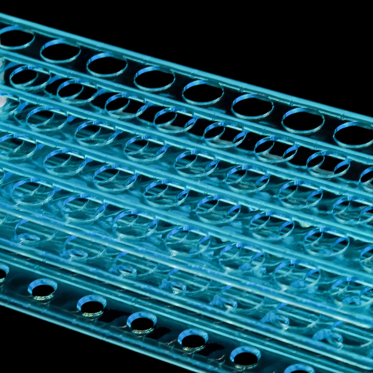 laboratory equipments high quality  PS plastic detachable  test tube rack