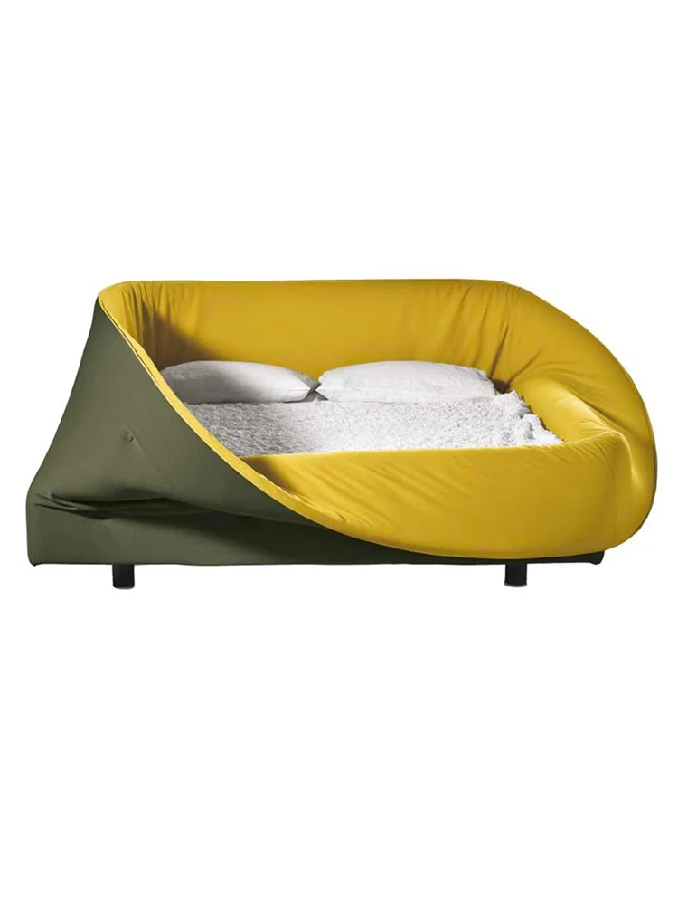 Italian LAGO Bird Nest bed Italian Master Bedroom parent-child king bed Modern simple designer double bed