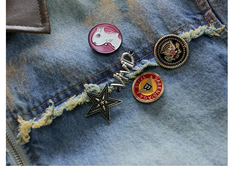 Vintage Denim Jackets Varsity Distressed Denim Jeans Chore Coat Blanket Lined Urban Oversized Fit Wash Denim Jacket