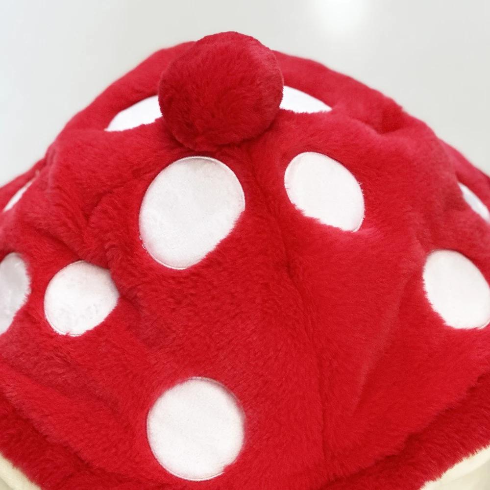 Pet Tent Bed for Small Dogs Cats Winter Warm Cave  plush cat house  Pet supplies Dog bed Cute mushroom pet house