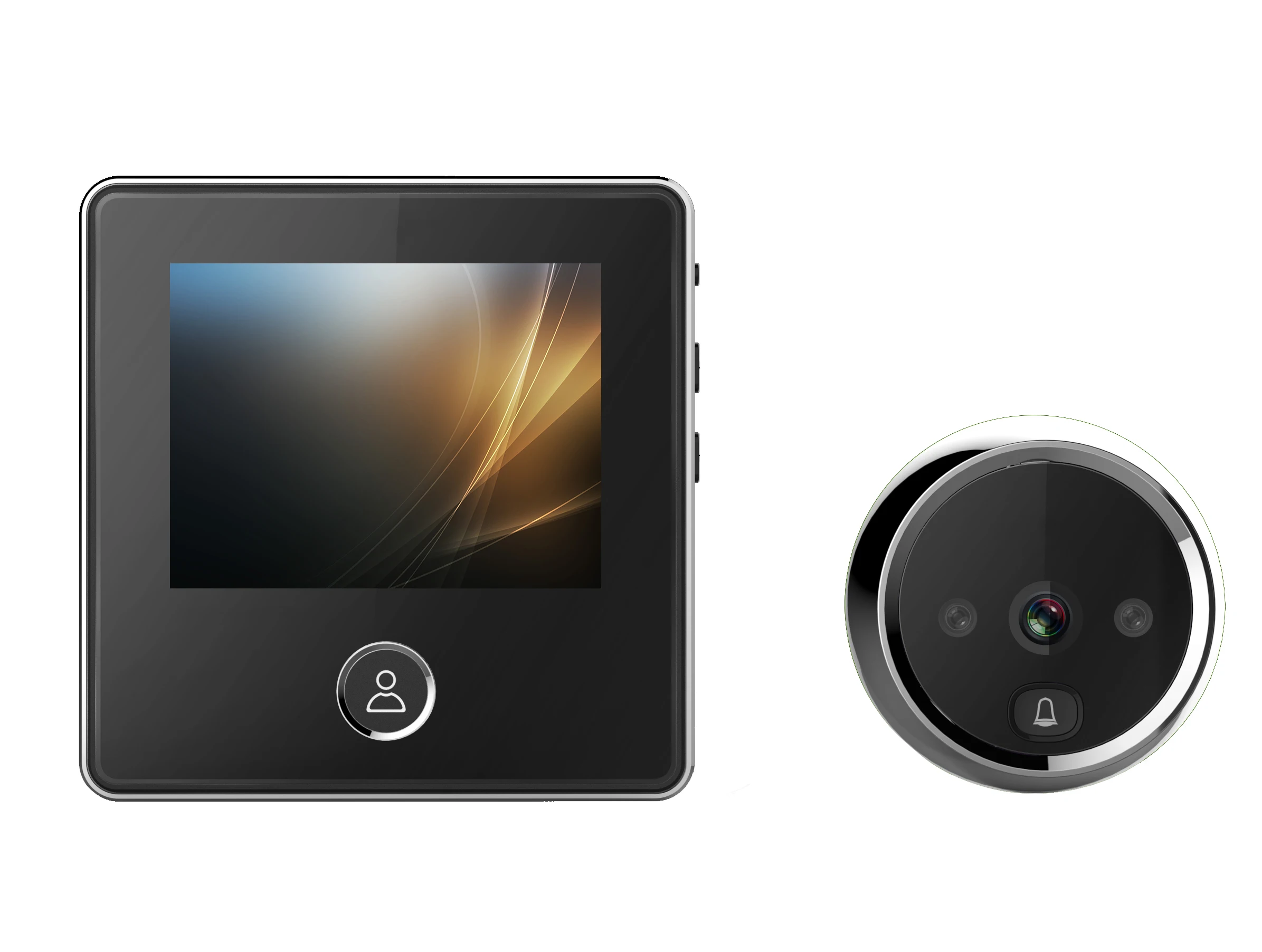 3.0 inch HD digital video peeping door viewer camera door bell function