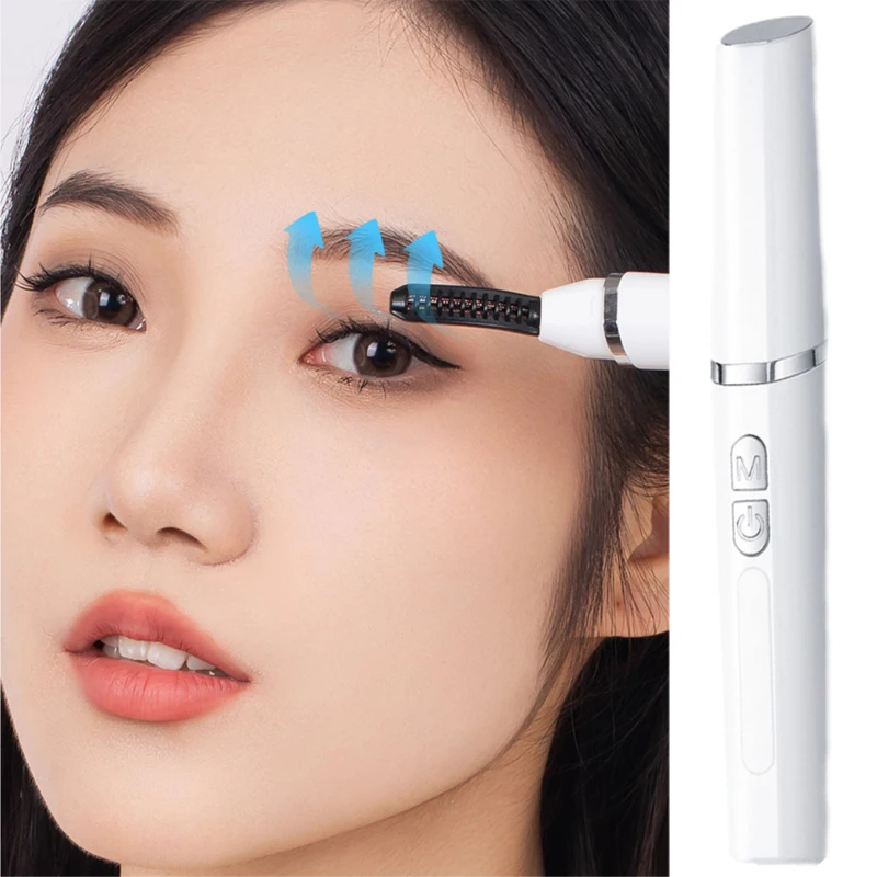 Portable usb rechargeable eyelash curler clip Make-up for Women Eyelashes Curling Makeup Tools Electric makeup tools